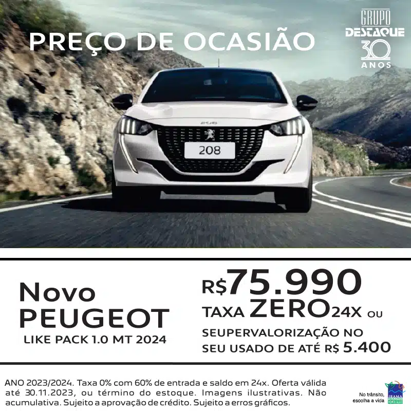 Novo Peugeot Like Pack 1.0 MT 2024